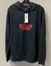 Quicksilver X Netflix Stranger Things Hoody Men's Size Small Black Red Rare NWT