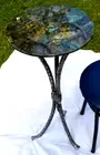Labradorite Gemstone Table Top,Agate Table Top Stone Coffee Table Top Furniture