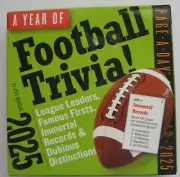 Football Trivia 2025 Page a Day Calendar by Jeff Marcus
