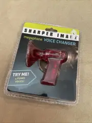 Sharper Image Megaphone Voice Changer Nwt 4 Funny Voices