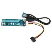 PCI-E Express 1x To 16x Extender Riser Card Adapter 15Pin Power USB 3.0 Expansion Mining