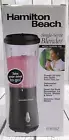 NEW Hamilton Beach Personal Single Serve Blender W/ToGo Travel Lid Cup Smoothies