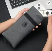 2x Faraday Phone Pouch RFID Signal Blocking Key Pouch Wallet Case, Anti-Tracking