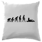 Evolution Of Man Go Karting - Cushion - Kart Racing Driving Race Racer