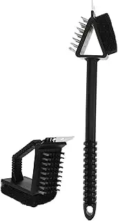 Multifunctional Tool Set BBQ Brush Scraper and Copper Wire Brush Grill Rack Cleaner for BBQ Cleaning Random Color