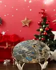 30" Round Natural Agate Stone Stunning Dining Table Top Christmas Furniture Deco