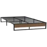 [Unbranded] Artiss Bed Frame Metal Frame Bed Base OSLO - Queen