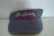 HALL OF FAME VISOR STRAPBACK DEADSTOCK HAT CAP VINTAGE C4