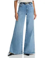 Frame Le Palazzo High Rise Jeans in Lark