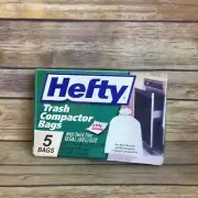 Hefty Trash Compactor Twist Tie Bags 18 Gallon (faded Box)