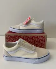 Vans Old Skool White Sneaker Women Size 6.5 EU 36.5 VN0A4U3BFRL