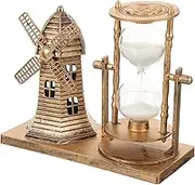 Gatuida Vintage Lighthouse Hourglass Decor Timer for Home and Office Unique Table Centerpiece Retro Style Decoration Choice for Living Room and Desktop