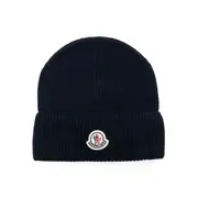[Moncler] Moncler Tricot Beanie ONE SIZE BLUE