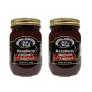 Amish Wedding Raspberry Chipotle Sauce Hot Spicy Sweet Flavor Pack of 2