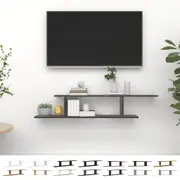 Wall-Mounted TV Shelf Engineered Wood Home Display Rack Multi Colours vidaXL