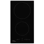 vidaXL Ceramic Hob with 2 Burners Touch Control 3000 W