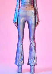 [Current Mood] Disco Dreams Holographic Flare Pants