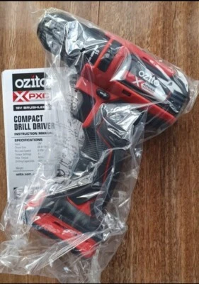 Ozito PXC 18V Compact Drill Driver Brushless Cordless, Skin Only Australia Stock