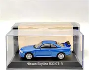 Scale Finished Model Car 1/43 for Nissan Skyline R33 GT-R 1995 Alloy Diecast Racing Car Model Simulation Vehicle Collectible Ornament Miniature Replica Car