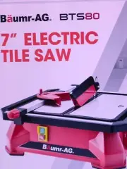 BAUMR-AG Electric Table Tile Saw 650W 180mm 7" Blade Wet Cutter Portable Machine