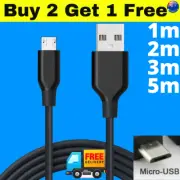 10m 5m 3M 2M 1M Micro USB Cable Mini Data Charging Samsung black white 10cm