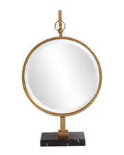 Howard Elliot Medallion Gold Mirror