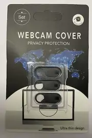 Webcam Cover Ultra Thin Design Web Camera Cover Slide Compatible Laptop, PC, Mac