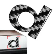 d Window Door Wall Car Badge Emblem Lowercase Alphabet Letter Decals Stickers