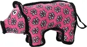 TUFFY - World's Tuffest Soft Dog Toy - Barnyard Pig- Multiple Layers. Made Durable, Strong & Tough. Interactive Play (Tug, Toss & Fetch). Machine Washable & Floats. (Junior)