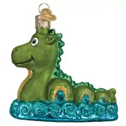Old World Christmas Loch Ness Monster 12566 Glass Ornament w/ OWC Gift Box