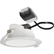 SAL S9065TCWH-T WAVE Downlight 8W LED With Terminal Block, IP44 950lm, Tri Colour, White [S9065TCWH-T]