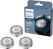 Philips Norelco Genuine SH71/52 Shaving Heads compatible with Norelco Shaver Series 5000 Angular and 7000, Latest Version for Refreshed RQ12/70, RQ12/60, SH60/70, and SH70/70
