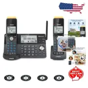 Super Long Range DECT 6.0 Cordless Phone - 2300 ft Dual Handset & Call Blocking