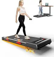 Walking Pad,Under Desk Treadmill,Walking Pad Treadmill Under Desk,320 Lb Capacity-Grey