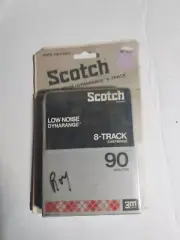 8 Track 3M Scotch 90 Minute Tape - Blank & Factory Sealed