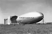 1938 GRAF ZEPPELIN II LZ AIRSHIP 8X12 PHOTO LOWENTHAL HANGER GERMANY AVIATION