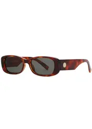 LE Specs Unreal Brown Rectangle-frame Sunglasses One Size
