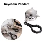 Creative Pull-string Shark Backpack Decoration Keychain ≮ J2D8 Gift Pendant T0J2