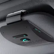 Wireless Car Bluetooth Handsfree Car Kit Speaker Phone Sun Visor Clip Black