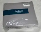 Bedsure Get Cozy Duvet Cover Set King Purple