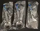 Set of 3 BEADED/WIRE WRAPPED Salad Server Spoon and Cheese Slicer Funktini 9"