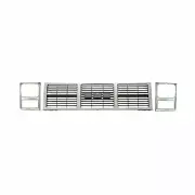New Front Grille Head Light Door Bezel For 1985-1988 GMC C1500 Pickup Jimmy 3PCS