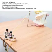 Manual Yarn Winder Thread Guide Hand Crank Yarn Ball Winding Machine 8 Strands