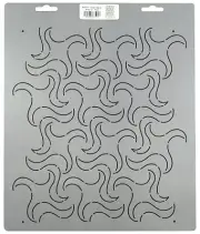 Quilting Stencil Twister Quilt Patterns Continuous Line Background Template