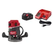 Milwaukee Wood Routers 18-V Cordless Brushless Micro-Adjust Knob Red(Tool-Only)