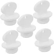 FOMIYES 5Pcs Leakproof Stopper for Hot Water Bags Sealing Plug with Thread Pattern Design Portable Replacement for Hot Water Bottle