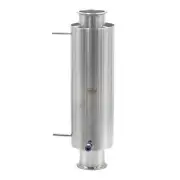 HFS(R) 3" X 24" Stainless Sanitary Dewax Chamber Fits Tri-Clamp Ferrule Flange