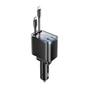 Car Quick Charger PD69W Type C Car Accessories Adapter iPhone 16 LIGHTING Charger Fast Charging Travel Essentials Road Trip Essentials iPhone 15 14 13 12