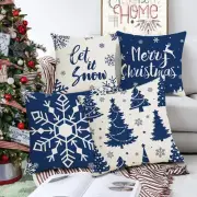 Xmas Trees Decor Party Cushion Pillow Cases Sofa Couch Christmas Pillow Covers