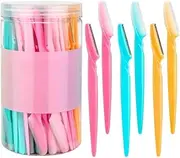 66pcs Eyebrow Razor and Face Razor for Women and Men, Eyebrow Hair Trimmer and Shaver